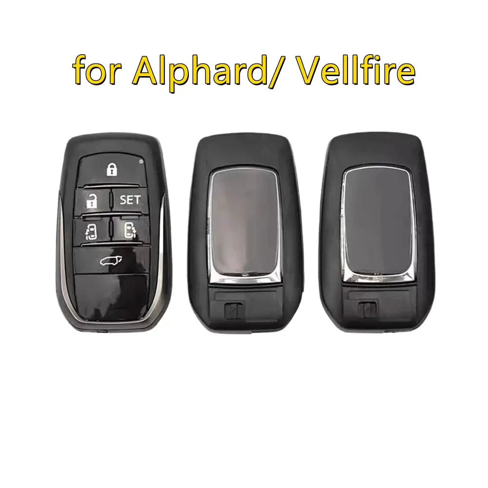 1pcs Car Smart Key Shell 6 Buttons Remote Key Casing for Toyota Alphard/Vellfire/GR by InterCyprus Trading Ltd