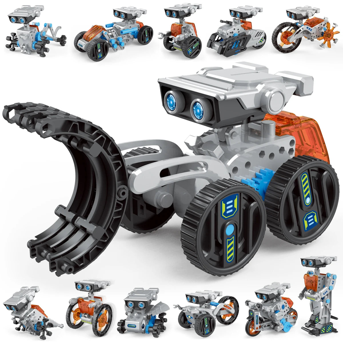 12-in-1 DIY Solar Robot Kit for Kids &ndash; STEM Educational Science and Engineering Toy