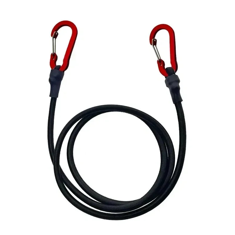 Heavy Duty Bungee Cord with Carabiner Hooks - Versatile Camping &amp; Luggage Accessory