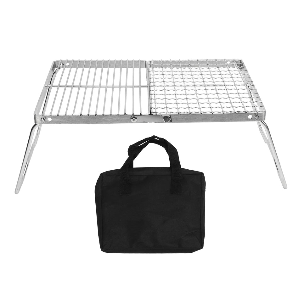 Foldable Camping Grill &ndash; Thickened Stainless Steel Grill