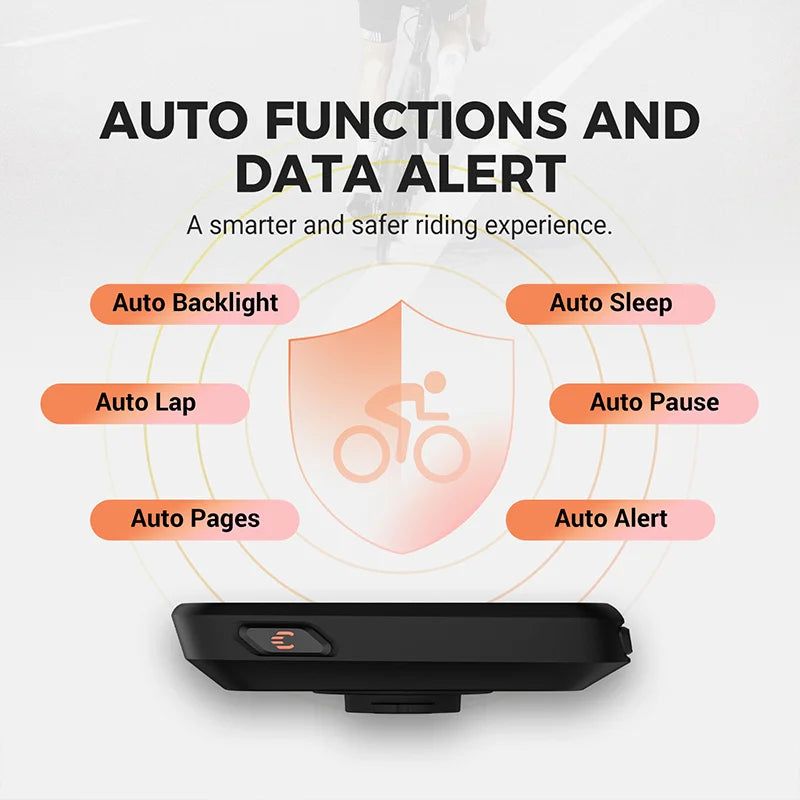 COOSPO CS300 &ndash; Wireless Bluetooth Bike Speedometer with APP Sync