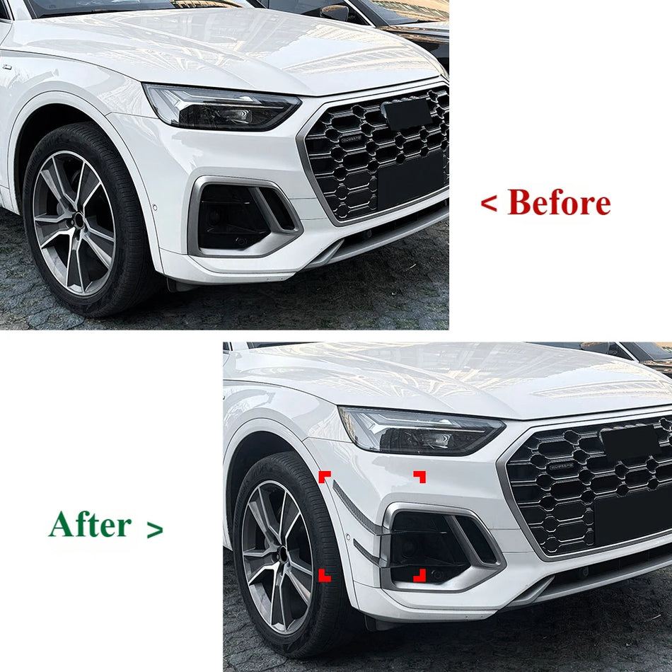 Audi Q5 FY S Line Framsidan Sidodelare Kit 2020 2024