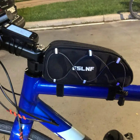 Bicycle Bag Rainproof Bike Top Tube Bag Reflective Bag Front Frame Storage Large Capacity MTB Road Bicycle Accessories by InterCyprus Trading Ltd