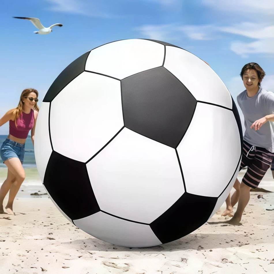 Balle de plage gonflable, ballon de football géant en PVC pour le plaisir en extérieur, 70-200 cm