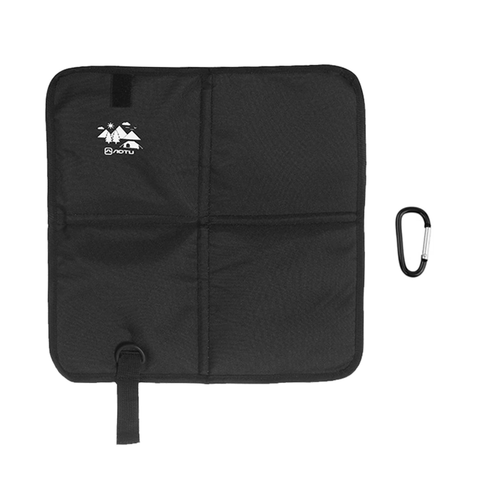 Foldable Sit Pad - Tri Layer Protection From Wet Ground black