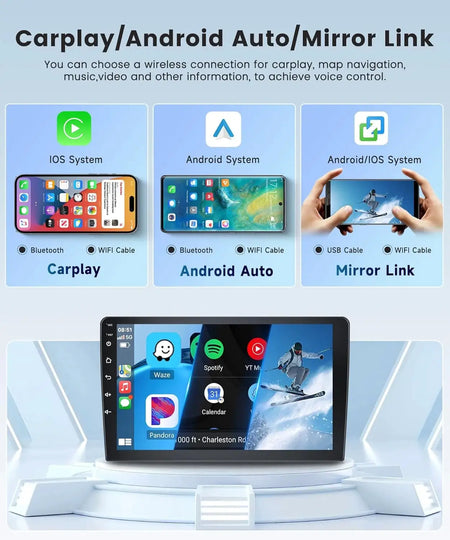 2 Din Android Car Stereo With Carplay GPS For Volkswagen Golf by InterCyprus Trading Ltd