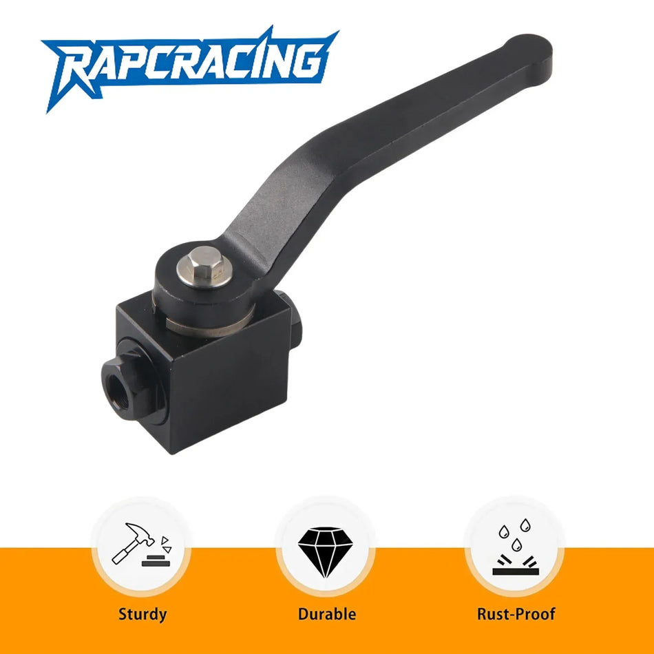 Aluminum Brake Line Lock Shut Off Valve 1/8 NPT Billet