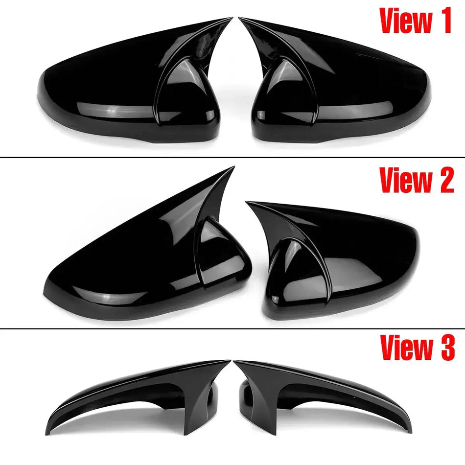 Pair Abs Rearview Mirror Caps For Vw Golf Mk6 Mk7 Gti R Gtd by InterCyprus Trading Ltd