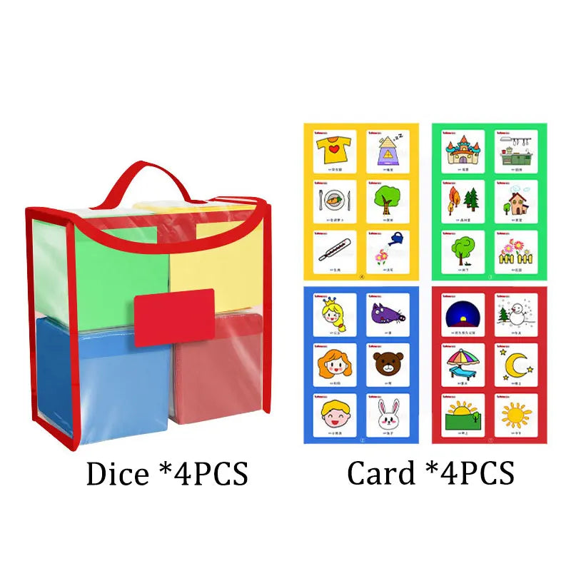 MY10057 &ndash; Soft Dice Storytelling Toy for Language Expression MY10057