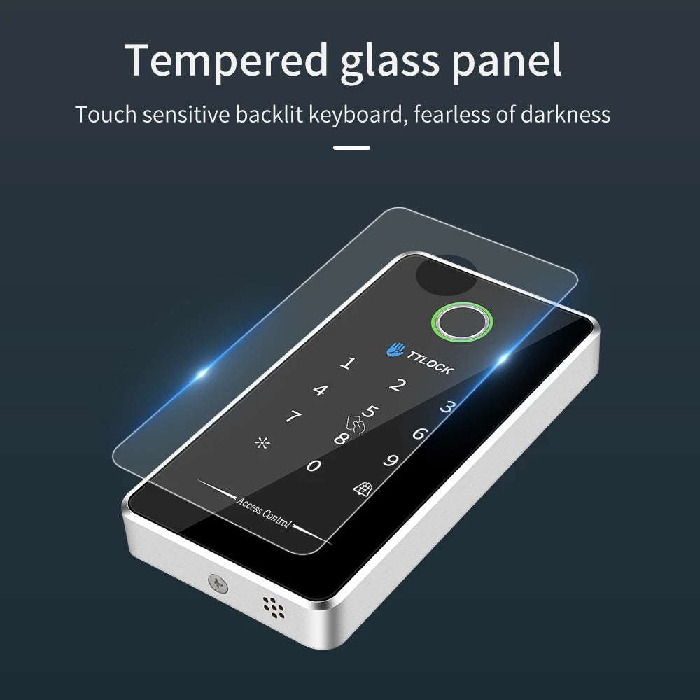 TTlock MJ02 Outdoor Aluminum NFC Keypad &ndash; Bluetooth Access