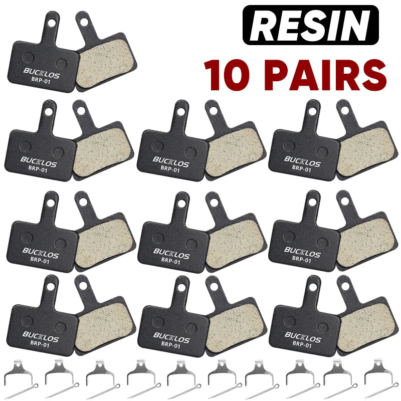 BUCKLOS BRP-01 Resin Disc Pad &ndash; Wear-Resistant Performance Resin 10Pairs