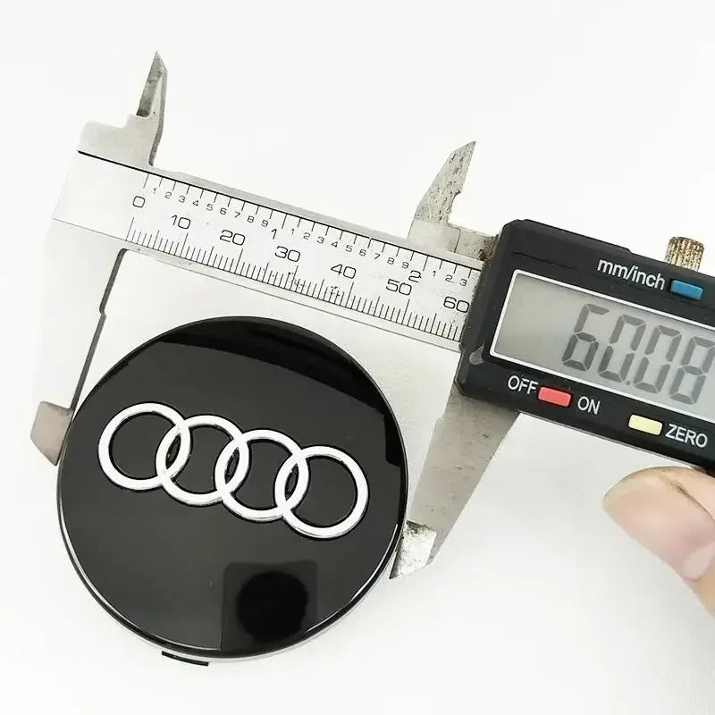 Tappi centrali in ABS alluminio per Volvo e Audi A3 A4 A5 A7 S3 S4 S5 S7