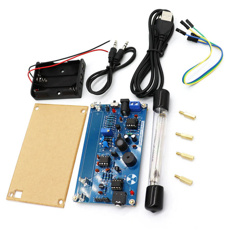 Assembled DIY Geiger Counter Kit | Radiation Detector with Miller Tube - mythtiger no requires assembly