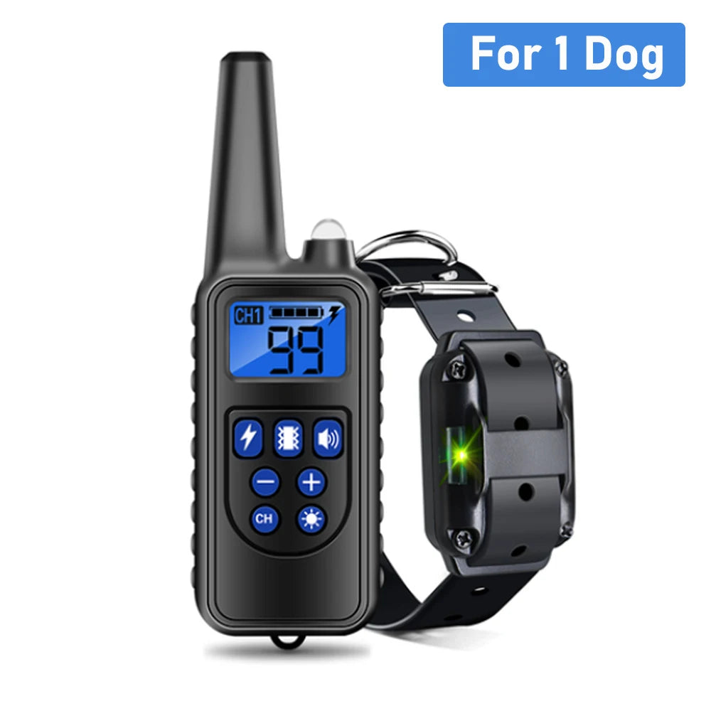 800m Electric Dog Training Collar &ndash; Waterproof Remote