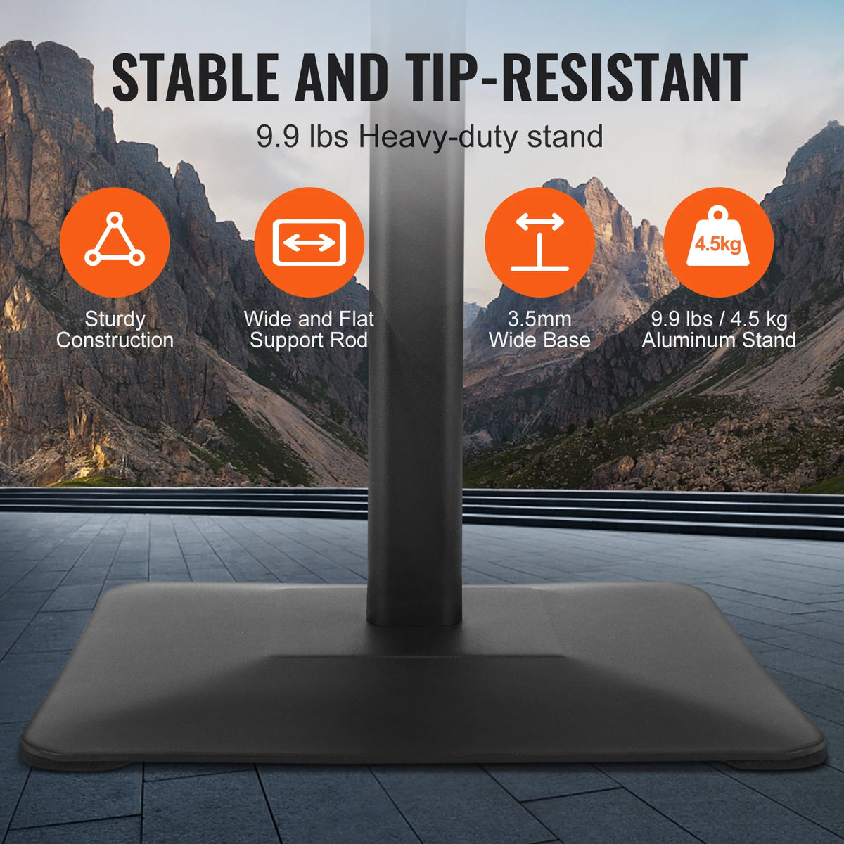 Vevor SW-05 Pedestal Sign Holder &ndash; Portrait or Landscape