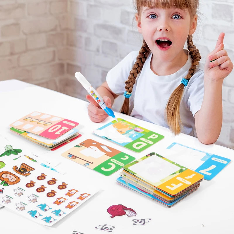 Toddler Sticker Book &ndash; Reusable Educational Activities