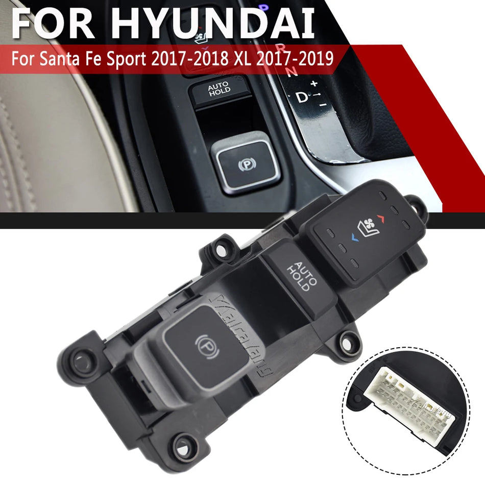 Automobilio stovėjimo stabdžio sėdynės šildymo lango jungiklis Hyundai Santa Fe DM 2013-2014