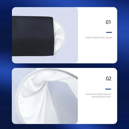 Tesla Model 3/Y Premium Ice Cloth Sunshade with Buckle for Glass Roof