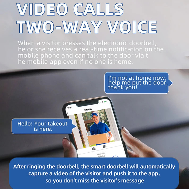 Luxuglow Wireless WiFi Doorbell &ndash; Solar Powered Doorbell