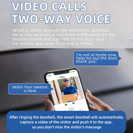 Luxuglow Wireless WiFi Doorbell &ndash; Solar Powered Doorbell