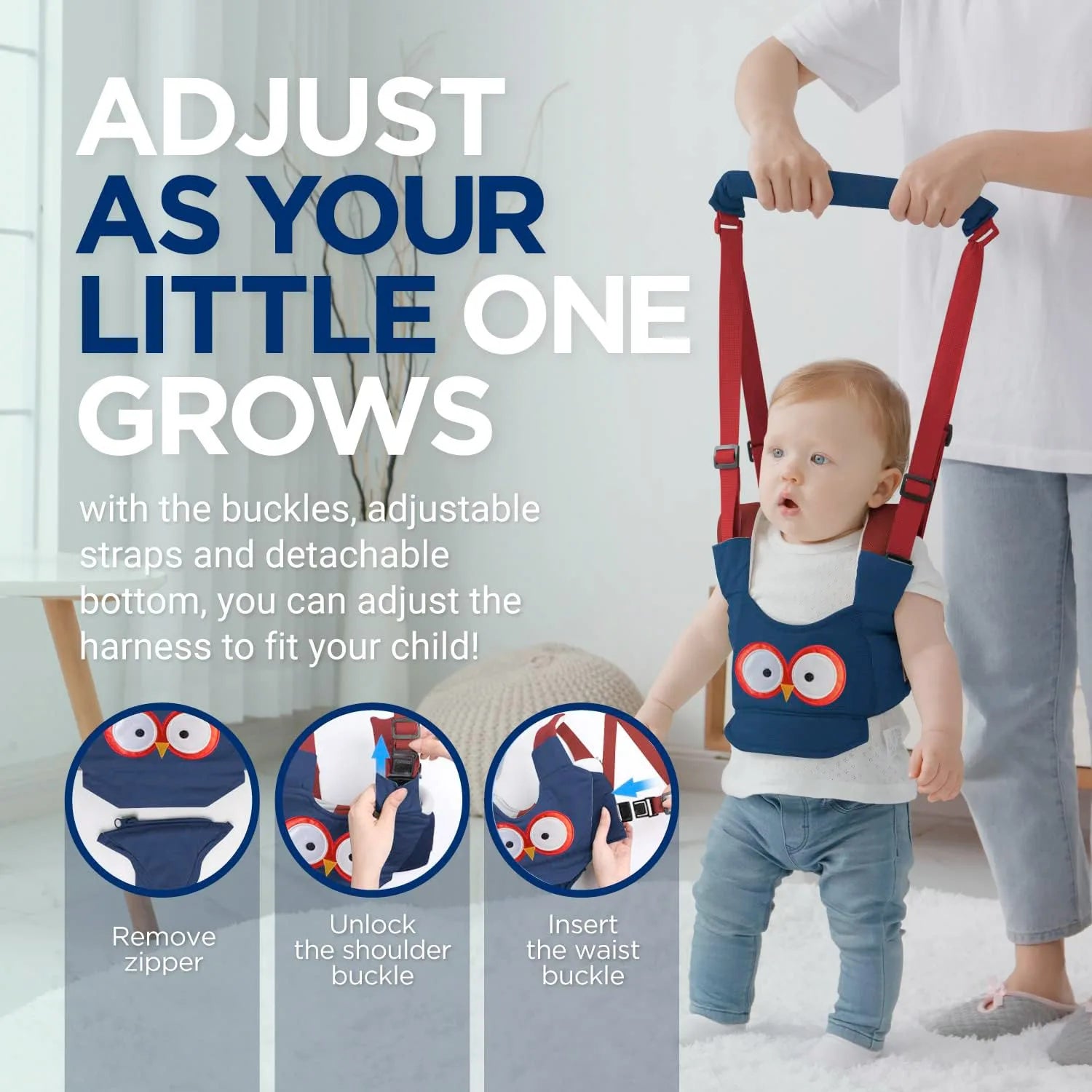 Baby Walker Strap &ndash; Detachable Walking Aid For Toddlers