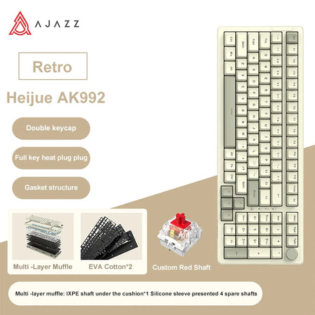 Ajazz AK992 &ndash; Hot-Swap Mechanical Keyboard For Desktop Blue Backlit