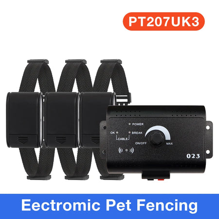 New Invisible Dog Fence Beep System IP7 &ndash; Remote Control For 3 dogs UK