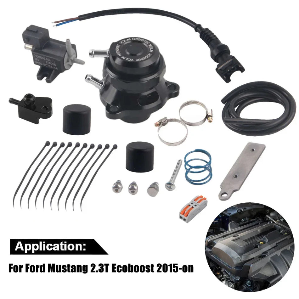 Forged Aluminum Blow Off Valve for Ford Mustang 2015-on 2.3T EcoBoost