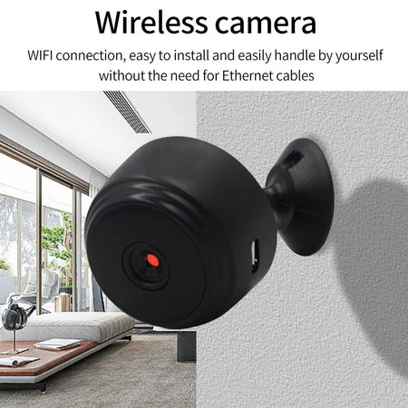 TTLOCK WiFi Mini Web Camera &ndash; 720P HD Security Monitor Default Title