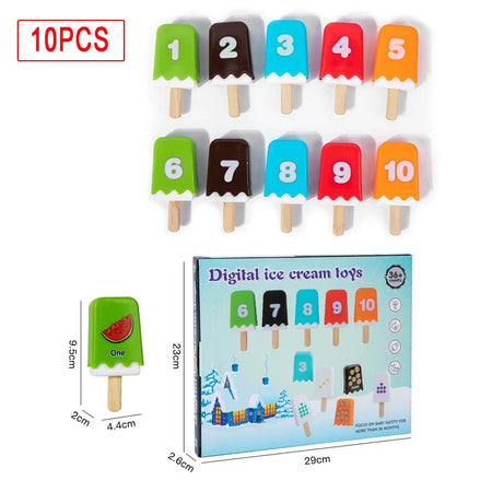 Kid Ice Cream Number Matching Game ATS30564 &ndash; Educational ATS30564