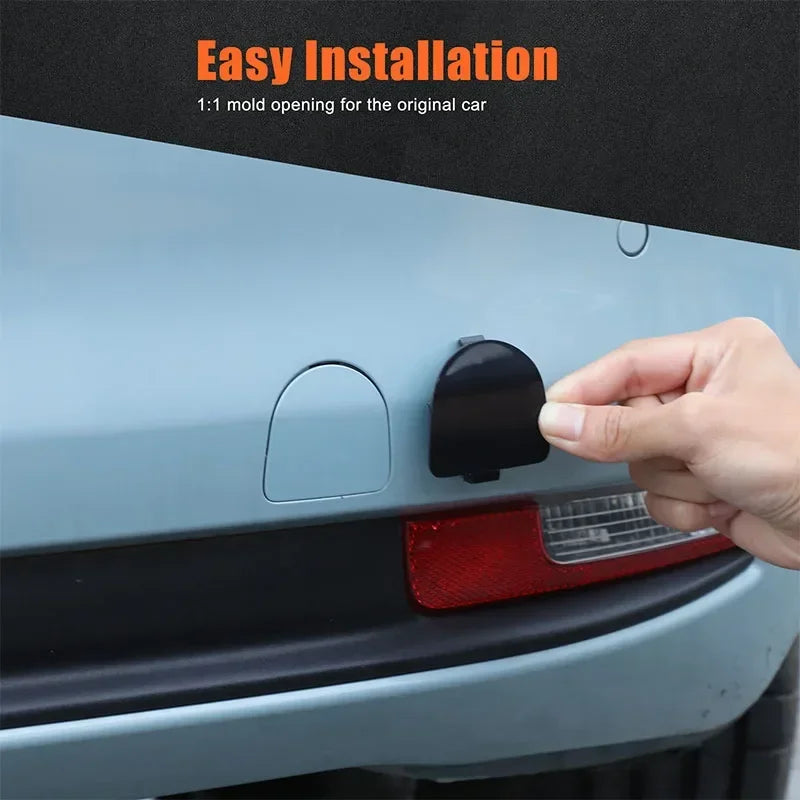 Fiat 500 ABS Copertura Gancio Traino Nera Rifinitura Posteriore Accessorio Auto