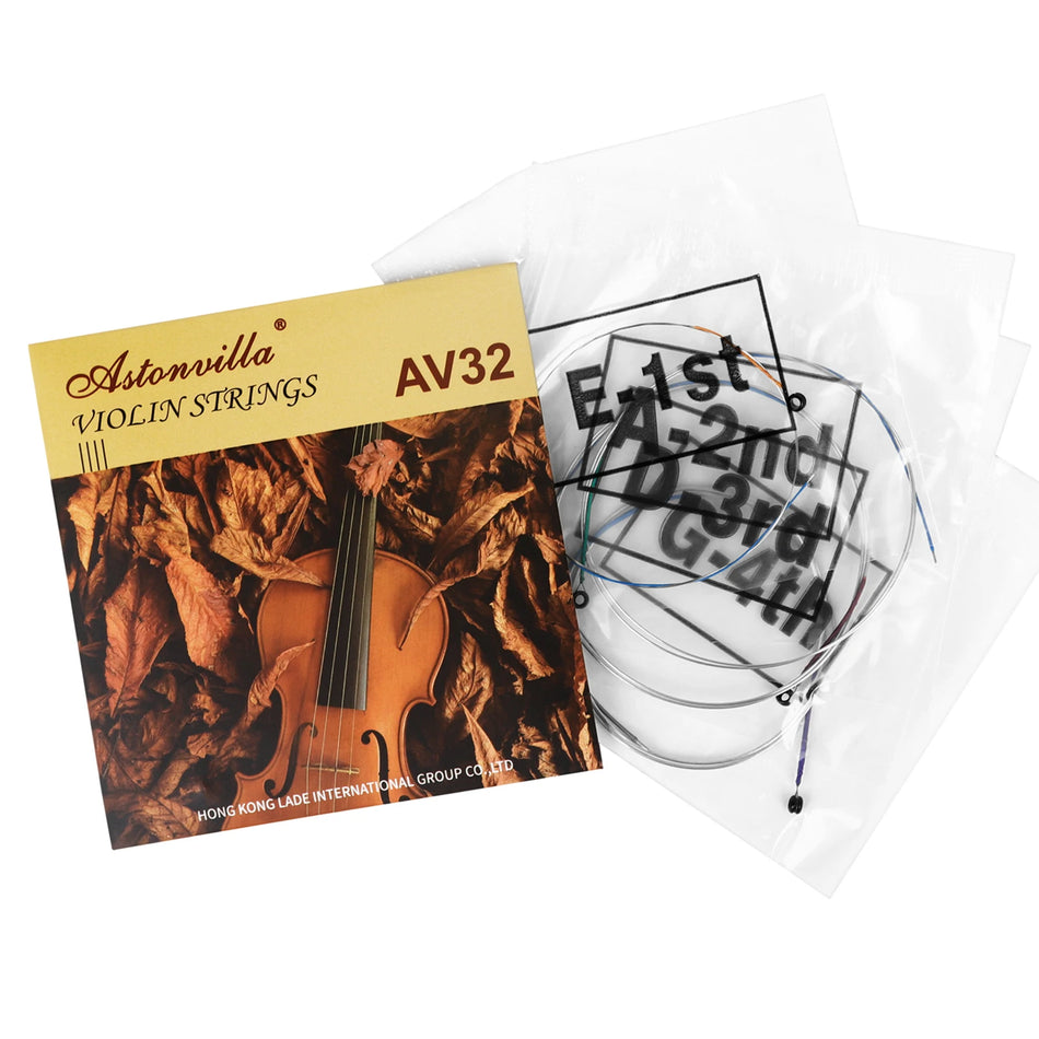 Astonvilla 4/4 Violin Strings E-A-D-G &ndash; High Quality Core