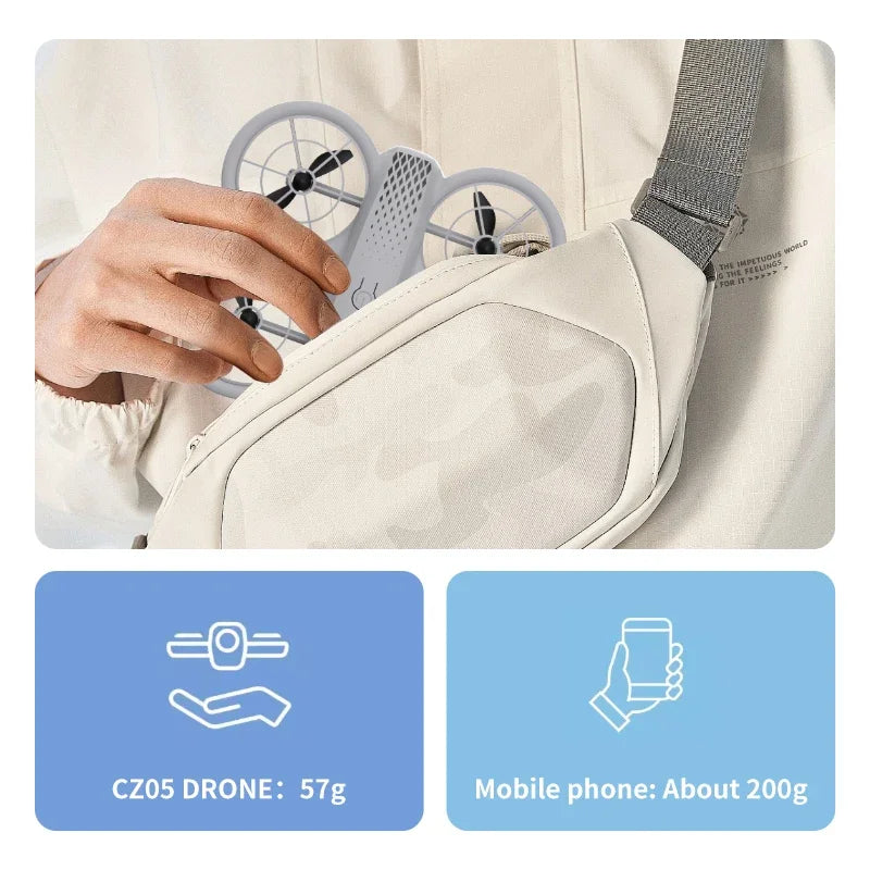 Mini RC Drone CZ05 - 4K HD Camera and Optical Flow