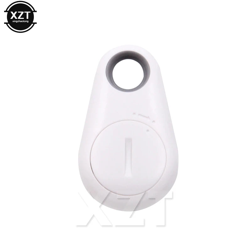 Smart Bluetooth GPS Locator Keychain Tracker for Pets, Kids, and Valuables WHITE