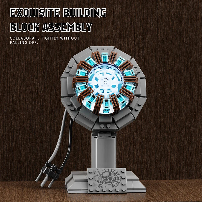 Build Your Own Iron Robot Mecha Man - Nuclear Reactor Light-Up Building Blocks | Perfect Gifts for Kids