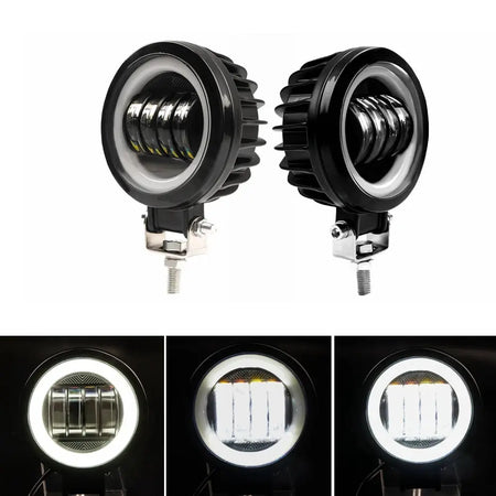 Fog Square Or Round Headlight for Auto/Motor Vehicles And Electric Scooters Arctic V3+, 1 Piece by InterCyprus Trading Ltd