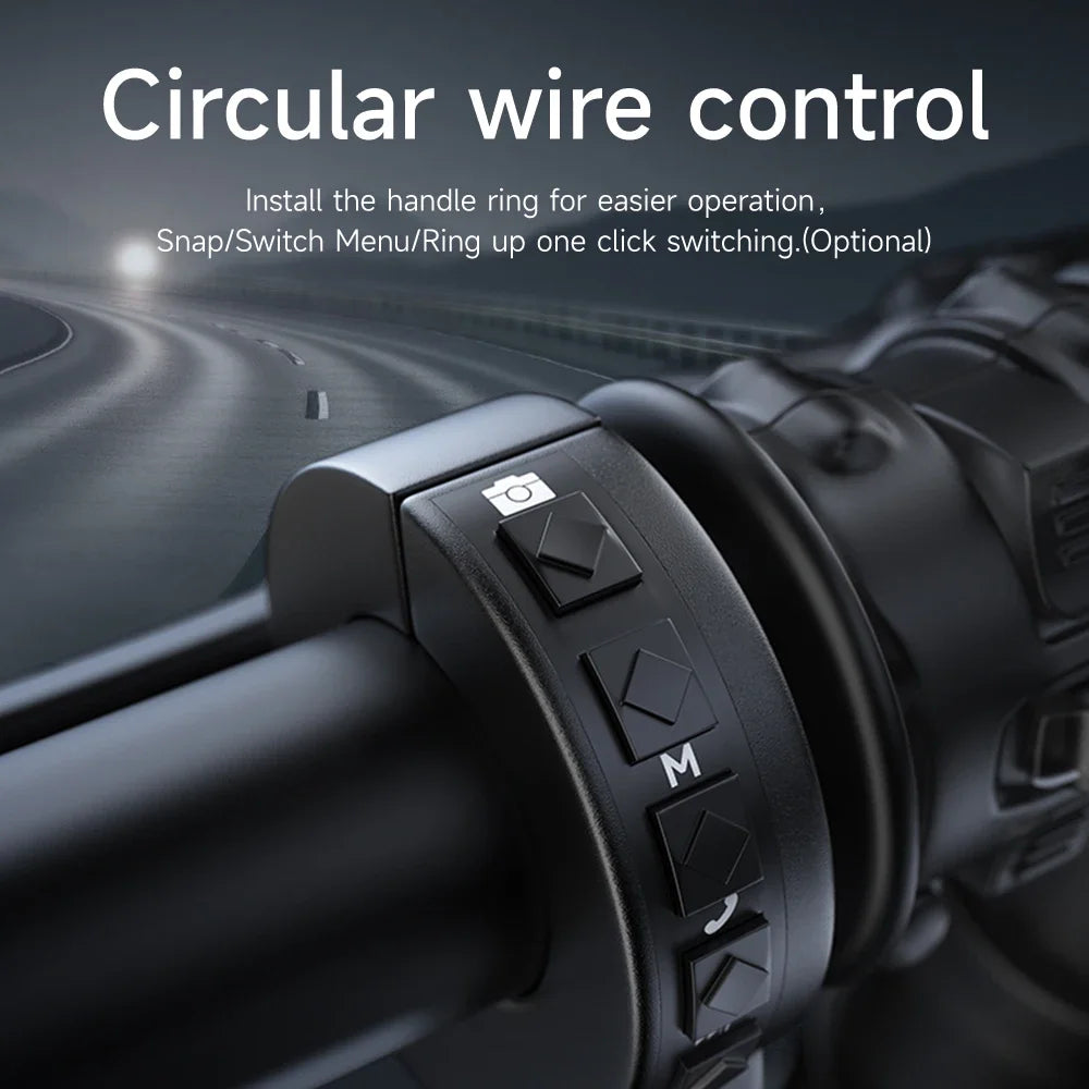 6 Inch Motorcycle Multimedia Player &ndash; 2K HD Touch Screen with Wireless CarPlay and Android Auto