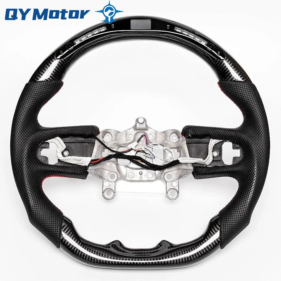 Podgrzewana Kierownica Jeep Wrangler JL z Perforowaną Skórą Węglową