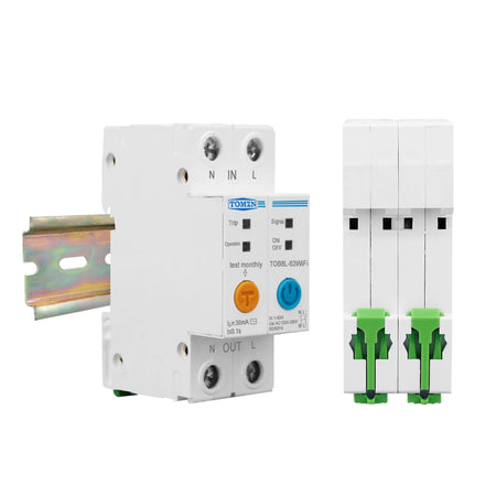 TOMZN 63A WiFi Smart Switch with Energy Meter and Circuit Protection