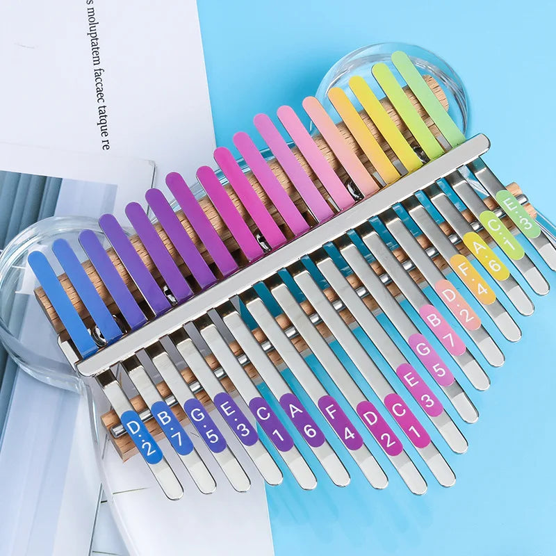 Miwayer 17 Keys Scale Kalimba Sticker &ndash; Easy Learning Tool