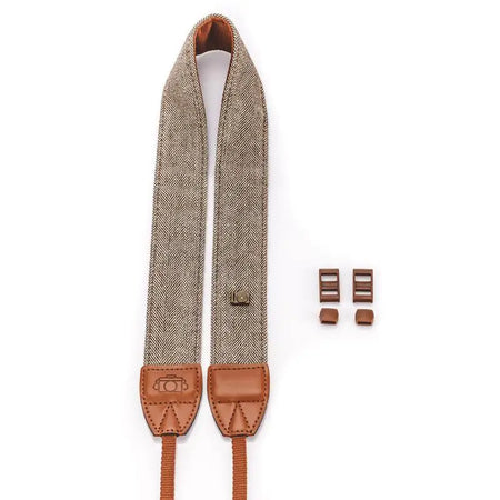 Durable DSLR Camera Shoulder Neck Strap for Nikon Canon Sony Brown