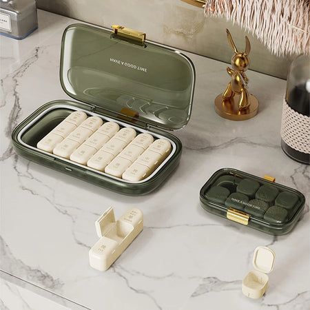 YQQGD Pill Organizer &ndash; Large Capacity for Daily Medication Management