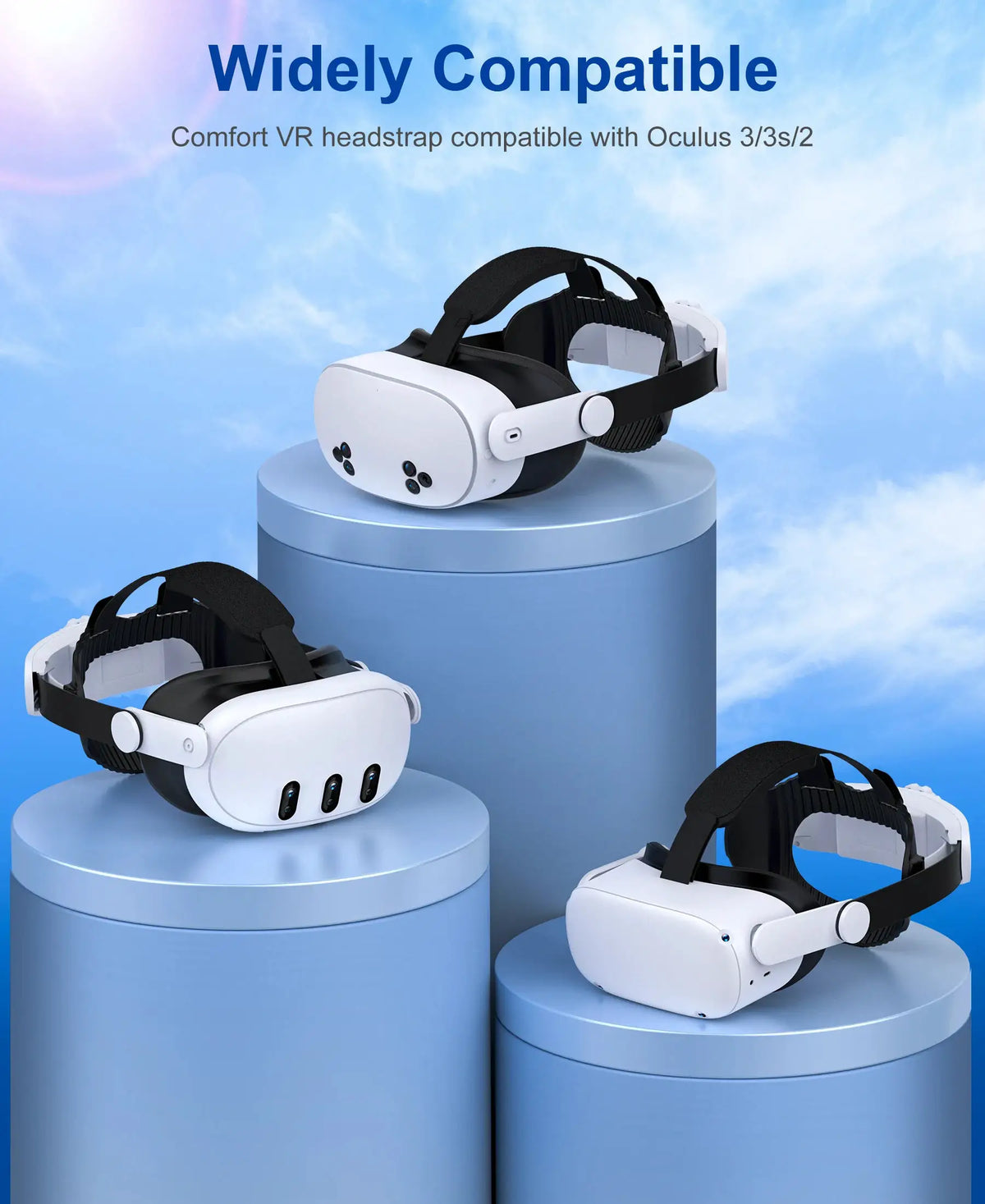 BEBONCOOL 8000mAh Head Strap For Meta Quest 3S/Quest 3/Quest 2 Battery Head Strap Compatible for Oculus Head Strap by InterCyprus Trading Ltd