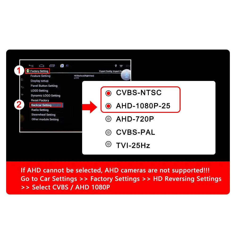 180° Fisheye Lens AHD 1920x1080P Night Vision Car Rear View Camera For BMW 1/2/3/4/5/6/7 Series X3 X5 X6 E53 E70 E71 E72 E83 by InterCyprus Trading Ltd