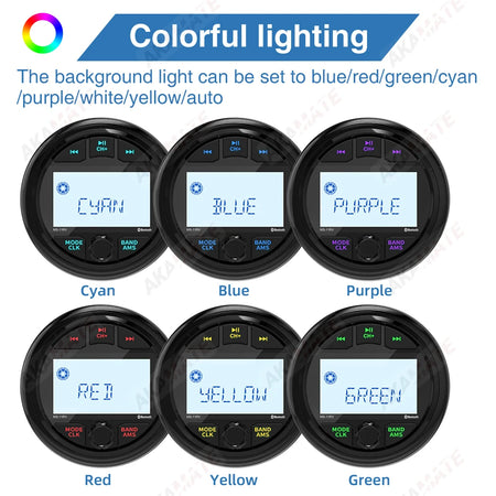 Motorboats Boat Radio MP3 Player &ndash; Bluetooth Marine Stereo