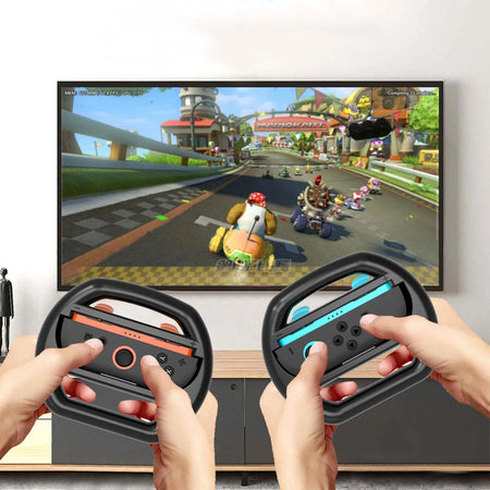 Steering Wheels for Nintendo Switch 2 &ndash; Anti-Slip Grip Racing Wheels for Mario Kart