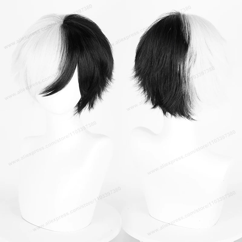 30cm Cosplay Wig - Heat Resistant Synthetic Hair in Various Colours Mixed 28