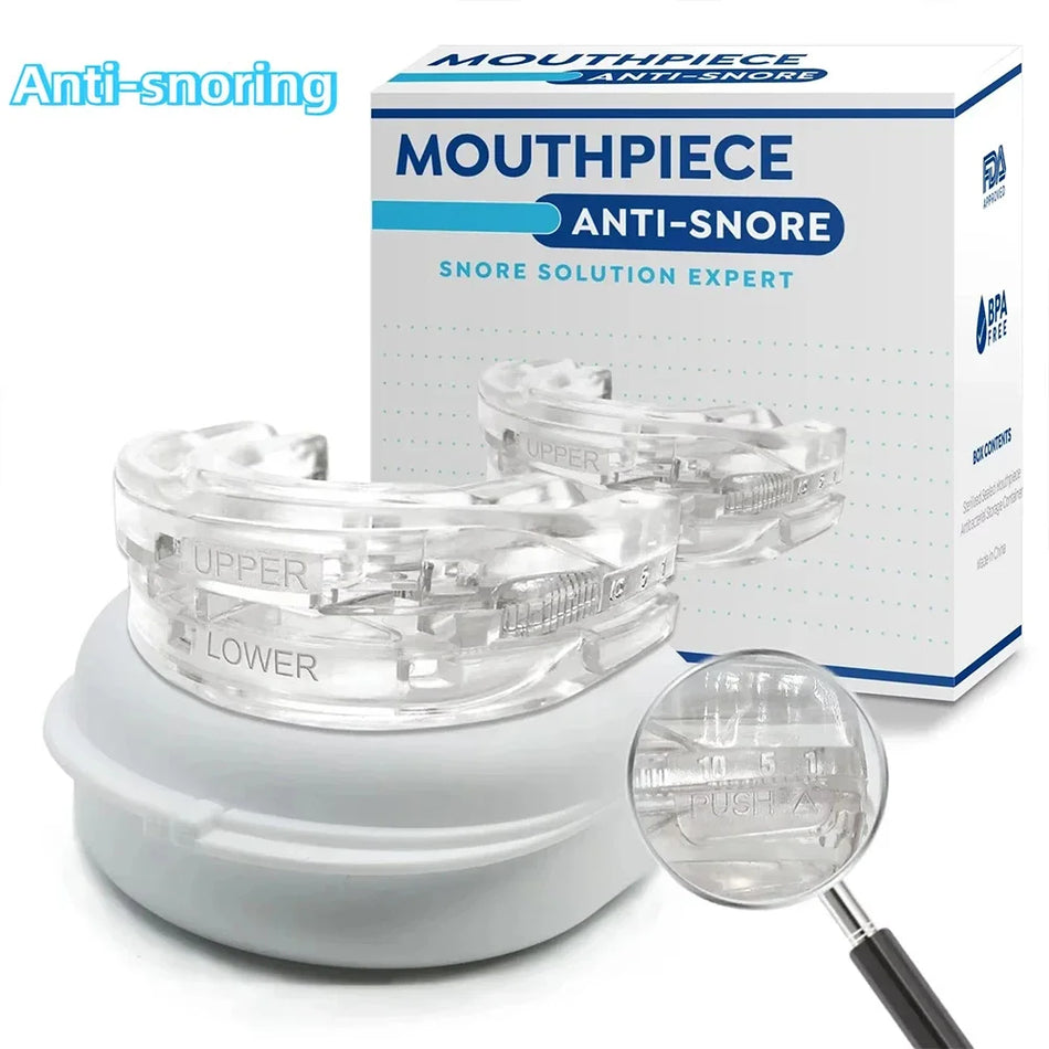 Proteză dentară anti-sforăit pentru bruxism și îmbunătățirea somnului