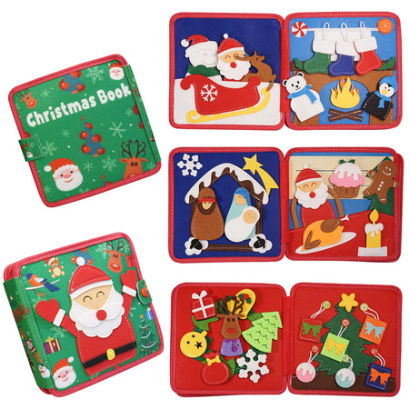 Christmas Lion Busy Board &ndash; Interactive Story Sensory Toy