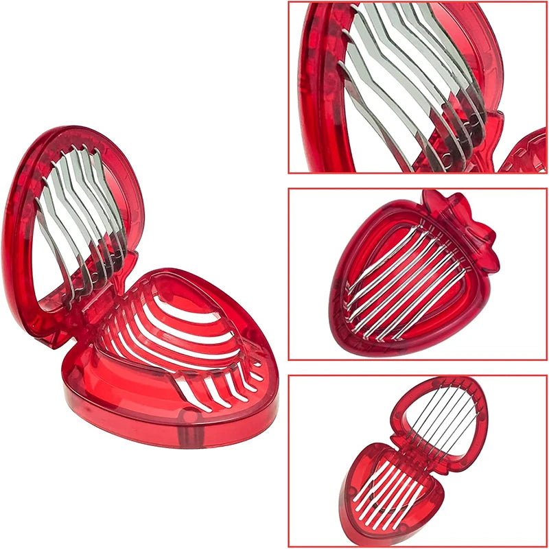 Strawberry Slicer &ndash; Multifunctional Stainless Steel Kitchen Gadget